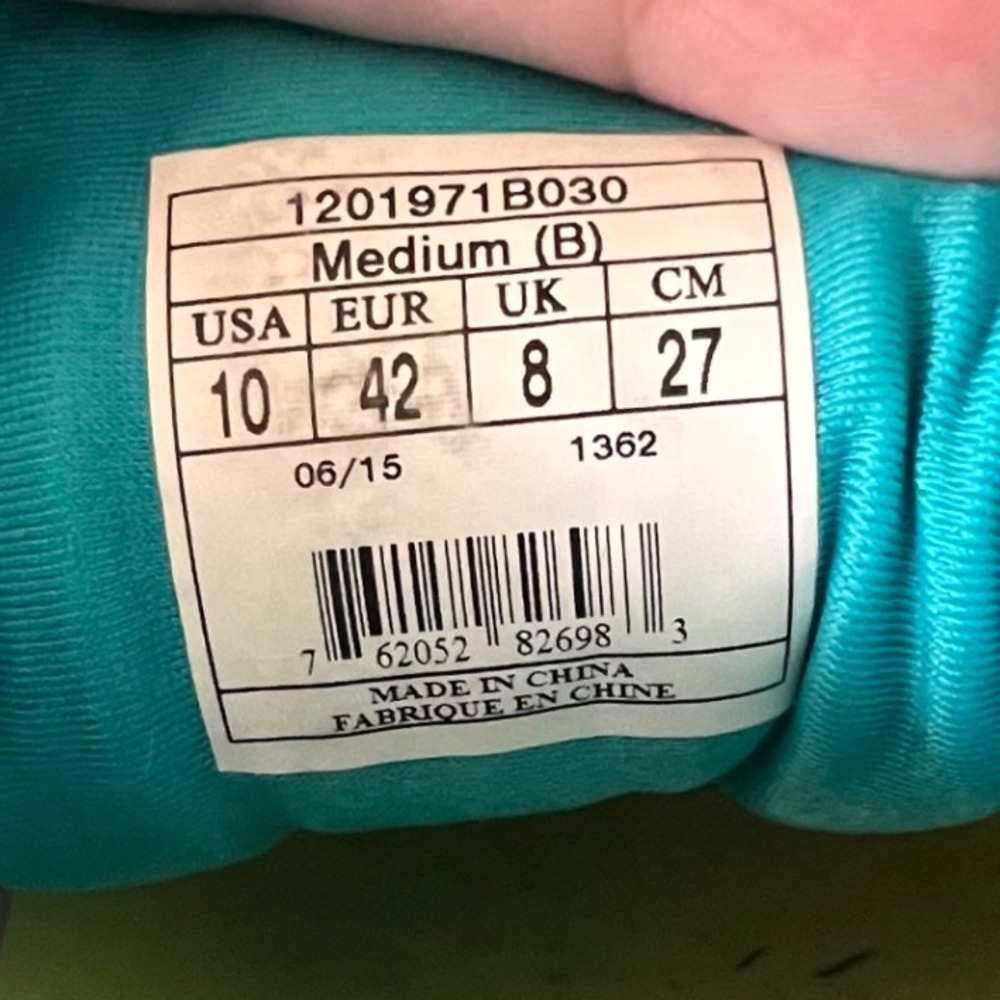 Brooks Glycerin 13 Womens 10 Running Shoes Teal Silver Sneakers 1201971B030 - Picture 7 of 14